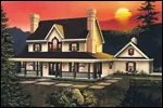 Country House Plan Front Image - Kingsland Country Farmhouse 037D-0014 - Search House Plans and More
