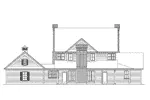 Country House Plan Rear Elevation - Kingsland Country Farmhouse 037D-0014 - Search House Plans and More