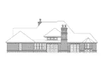 Ranch House Plan Rear Elevation - Aspen Traditional Ranch Home 037D-0025 - Search House Plans and More