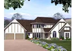 Victorian House Plan Front Image - Eastview Traditional Home 038D-0004 - Search House Plans and More