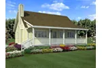 Acadian House Plan Front Photo 01 - Fairgreen Acadian Style Home 038D-0053 - Search House Plans and More
