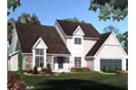 Traditional House Plan Front Image - Gibson Hill Traditional Home 038D-0082 - Search House Plans and More