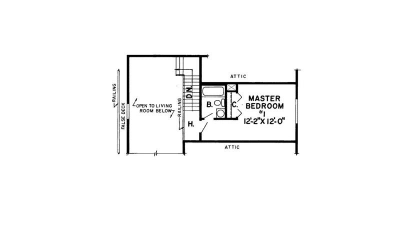 Vacation House Plan Second Floor - Tobaggon Trail Rustic Home 038D-0191 - Shop House Plans and More