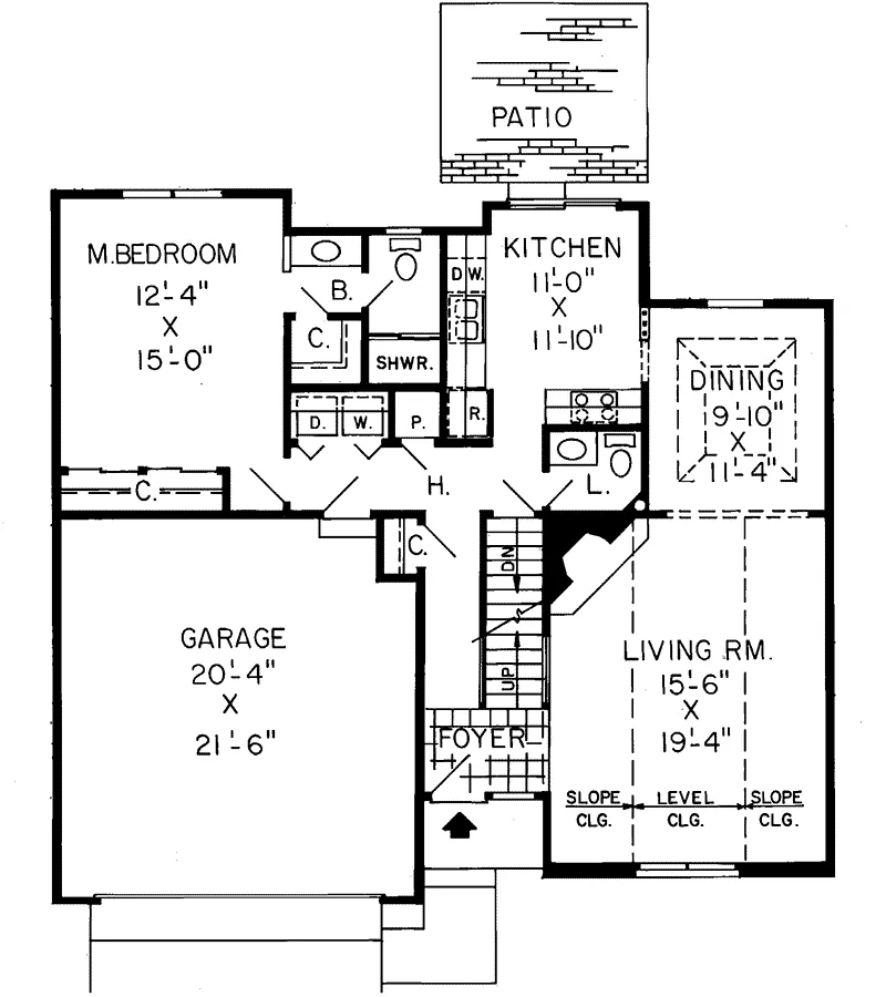 Country House Plan First Floor - Lavina Tudor Home 038D-0240 - Shop House Plans and More