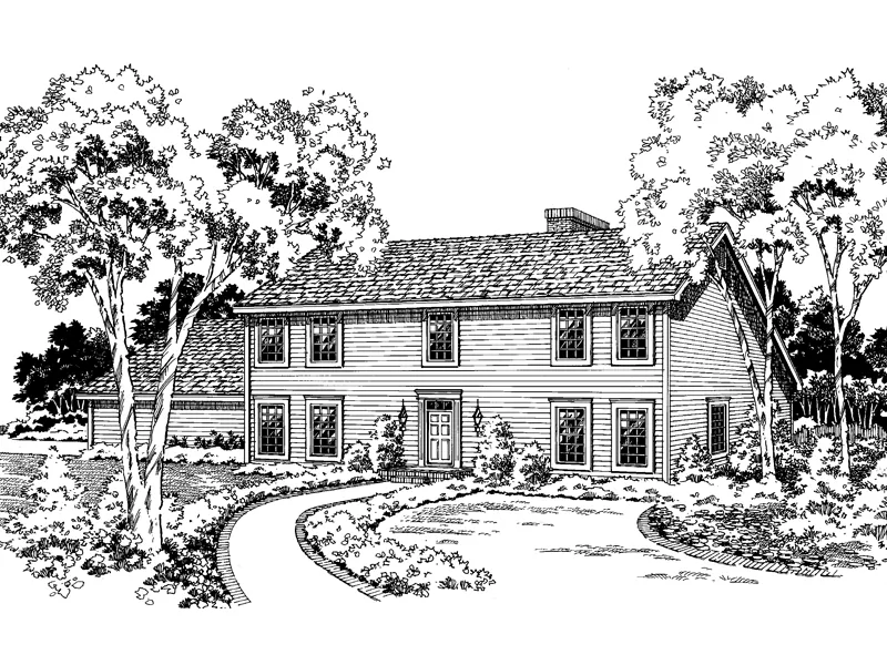 Simple Colonial Styled Home