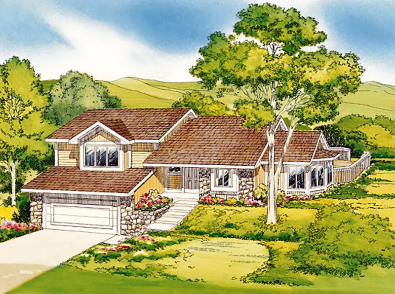 Traditional Plan With Slight Craftsman Style