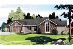 Classic Contemporary Ranch Home Plan