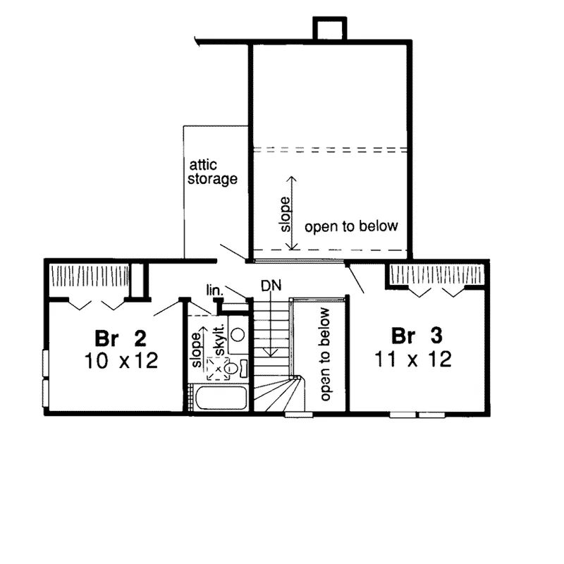 Farmhouse Plan Second Floor - Southern Aire Country Home 038D-0426 - Shop House Plans and More