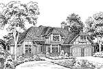 Lovely Tudor Design With Magnificent Curb Appeal