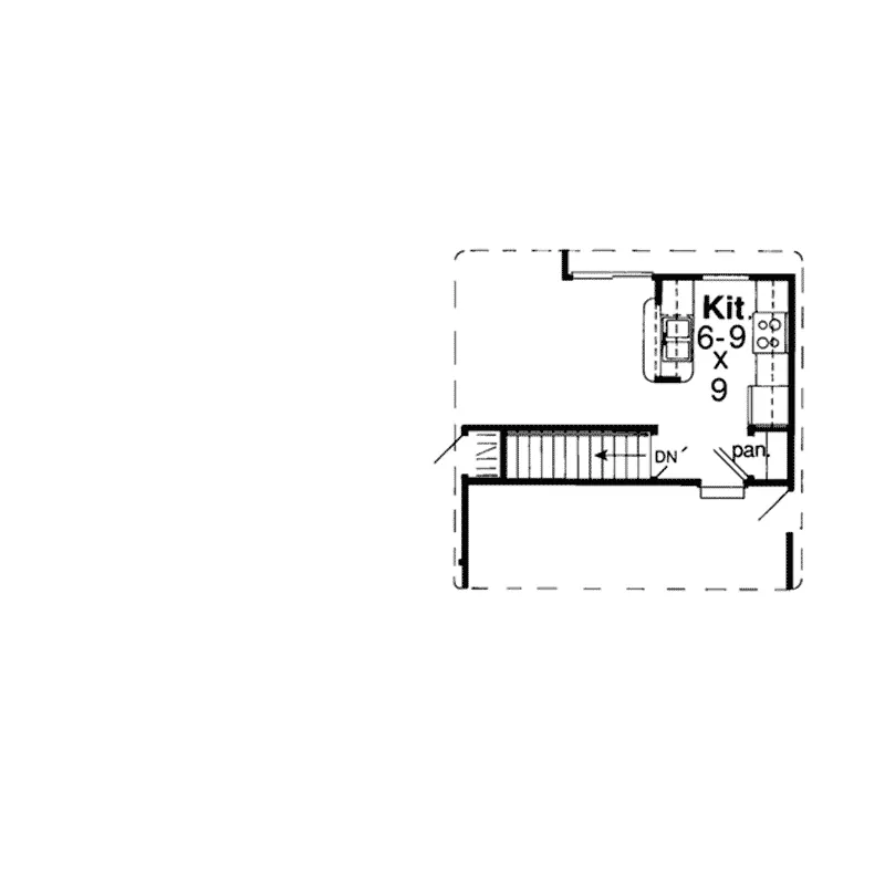 Ranch House Plan Optional Floor Plan - Fahrpark Ranch Home 038D-0473 - Search House Plans and More
