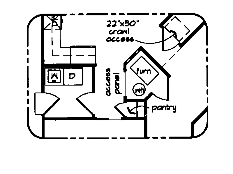 Cape Cod & New England House Plan Optional Floor Plan - Noble Place Cape Cod Home 038D-0540 - Shop House Plans and More