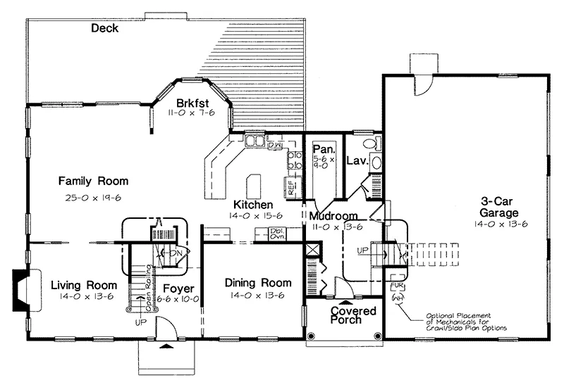 Luxury House Plan First Floor - Glenpark Early American Home 038D-0568 - Search House Plans and More