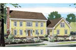 Grand Colonial, Early American Home Plan