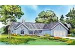 Ranch House Plan Front Image - Eversdale Country Home 038D-0614 - Search House Plans and More