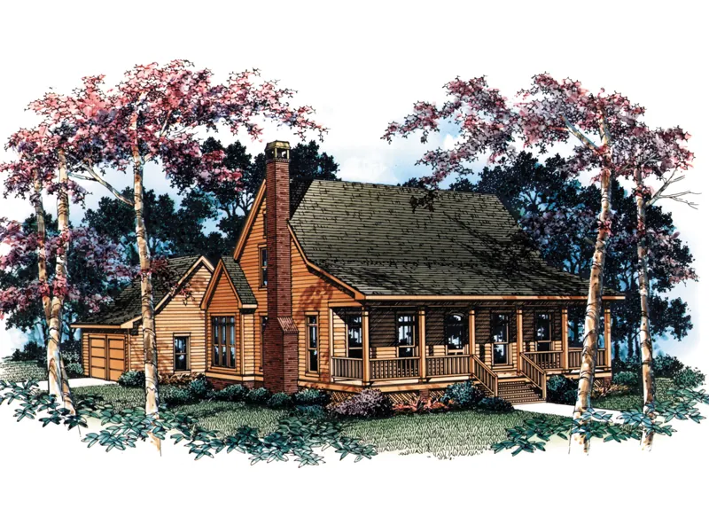Southern House Plan Front Image - Farmview Acadian Country Home 040D-0001 - Search House Plans and More