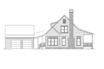Southern House Plan Left Elevation - Farmview Acadian Country Home 040D-0001 - Search House Plans and More