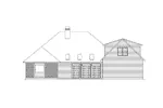European House Plan Rear Elevation - Tavalon Country Home 040D-0009 - Shop House Plans and More
