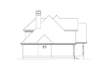 Traditional House Plan Left Elevation - Radcliffe European Home 040D-0018 - Shop House Plans and More