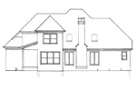 Traditional House Plan Rear Elevation - Robertson Country French Home 040D-0025 - Shop House Plans and More