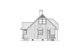 Mountain House Plan Left Elevation - Haverhill Cottage Home 040D-0028 - Search House Plans and More