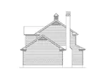 Country House Plan Left Elevation - Elmfield Country Home 040D-0031 - Search House Plans and More