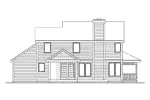 Traditional House Plan Rear Elevation - Westwood Country Home 045D-0004 - Shop House Plans and More