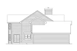 Traditional House Plan Left Elevation - Eastham Country Home 045D-0008 - Search House Plans and More