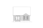 Saltbox House Plan Rear Elevation - Foxland Country Home 045D-0017 - Search House Plans and More