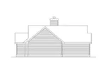 Southern House Plan Rear Elevation - Westridge Traditional Home 045D-0019 - Shop House Plans and More