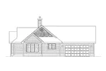 Southern House Plan Right Elevation - Westridge Traditional Home 045D-0019 - Shop House Plans and More