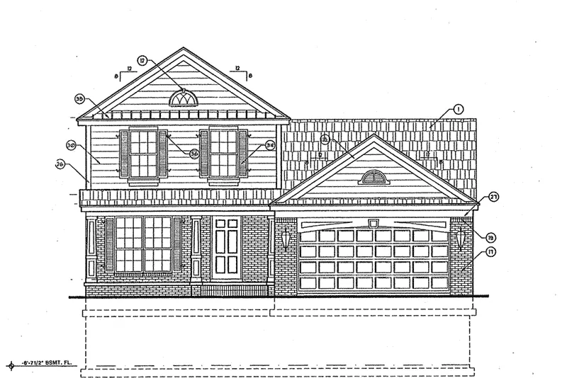 Southern House Plan Front Elevation - Madeira Country Home 047D-0014 - Shop House Plans and More