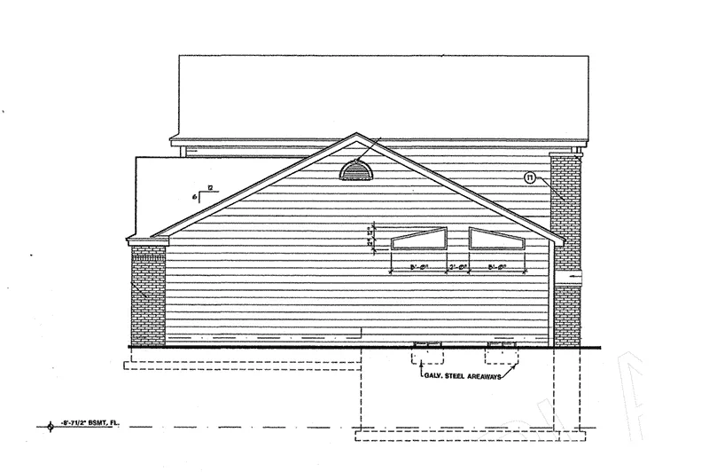 Southern House Plan Right Elevation - Madeira Country Home 047D-0014 - Shop House Plans and More