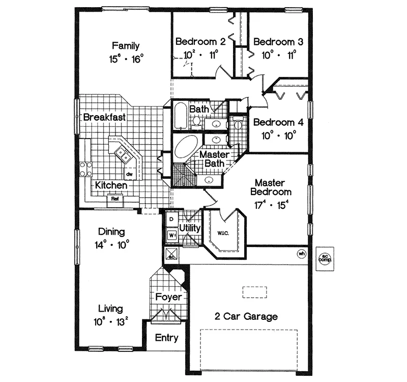 Adobe House Plans & Southwestern Home Design First Floor - Devereaux Ridge Stucco Home 047D-0031 - Search House Plans and More