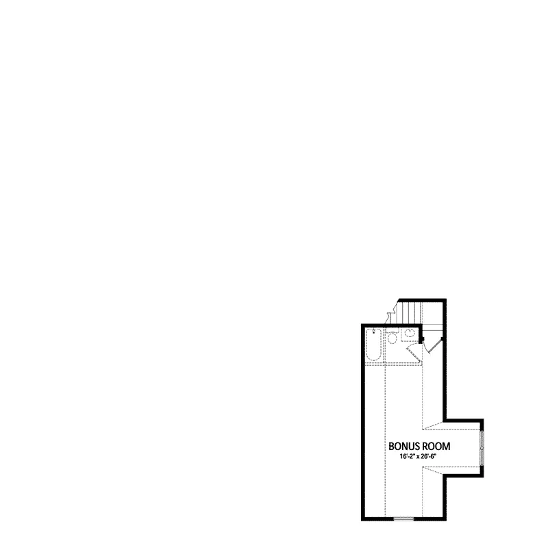 Modern House Plan Bonus Room - Lochmoor Trail Rustic Log Home 047D-0078 - Shop House Plans and More
