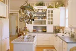 Southern House Plan Kitchen Photo 01 - Estero Colonial Home 047D-0205 - Search House Plans and More