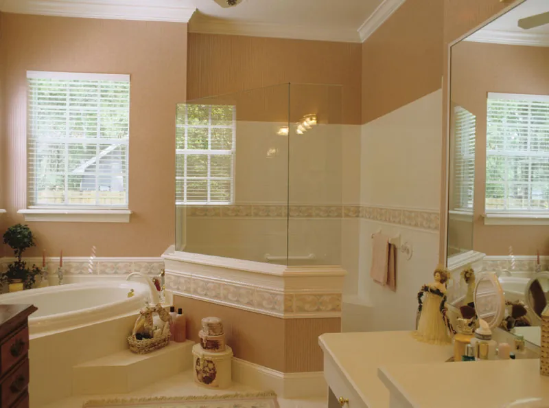 Colonial House Plan Master Bathroom Photo 01 - Estero Colonial Home 047D-0205 - Search House Plans and More