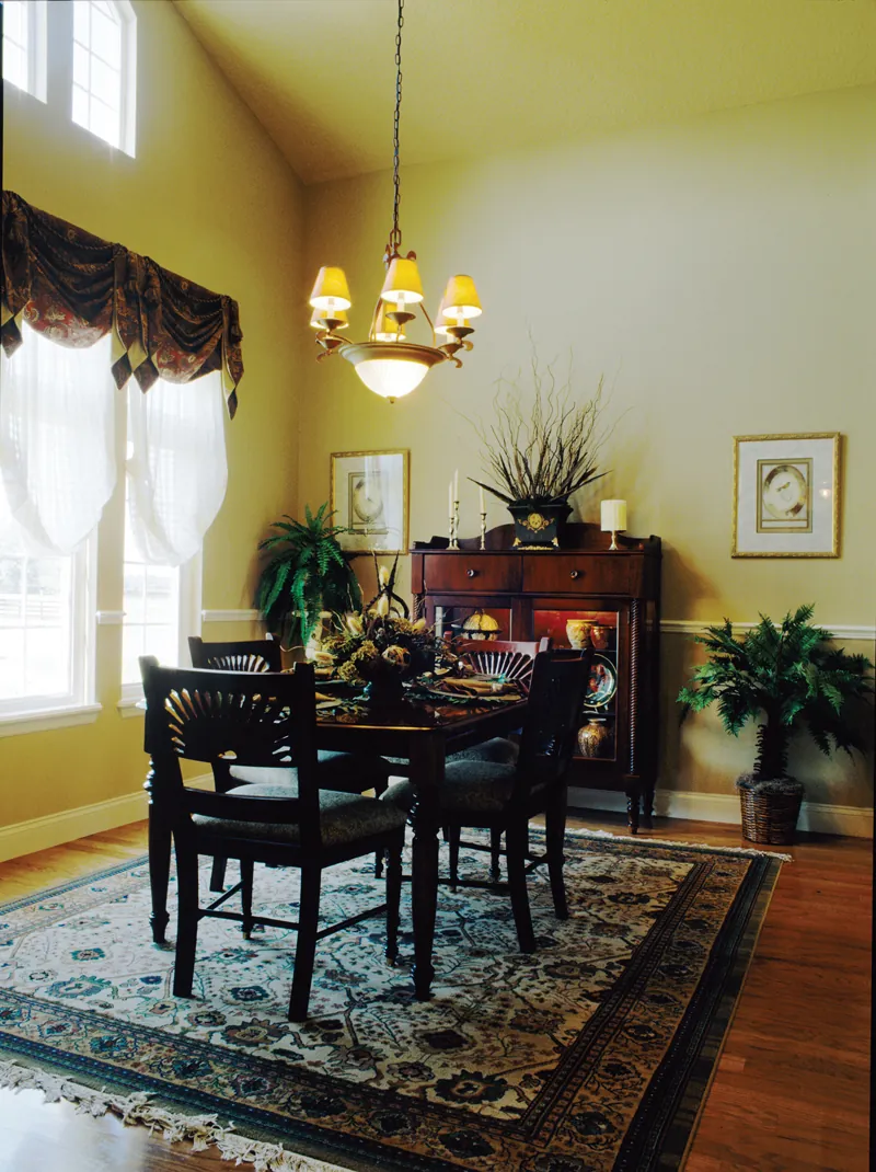 Traditional House Plan Dining Room Photo 01 - Sweetpark Country French Home 047D-0208 - Shop House Plans and More