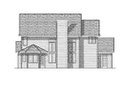 Traditional House Plan Rear Elevation - Nathan Hill Traditional Home 051D-0109 - Shop House Plans and More