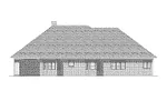 Traditional House Plan Rear Elevation - Lilburn Ranch Home 051D-0133 - Shop House Plans and More