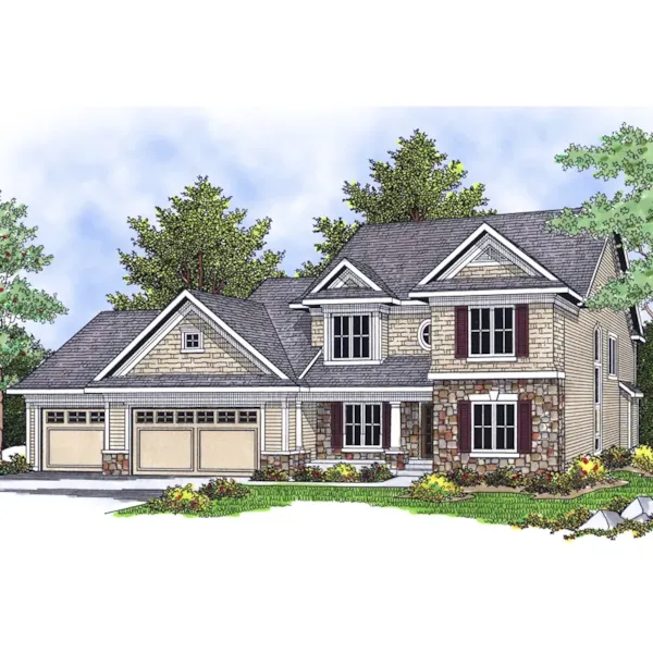 Osage Beach Shingle Style Home Plan 051D-0277 - Shop House Plans and More