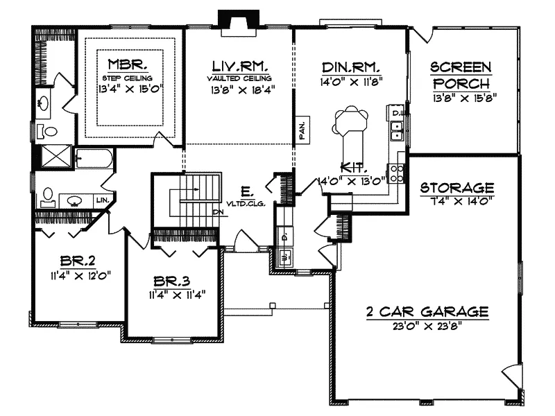 Luxury House Plan First Floor - Banbury Manor Luxury Home 051D-0533 - Search House Plans and More
