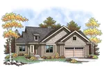 Traditional Ranch Has Craftman Details For Added Curb Appeal