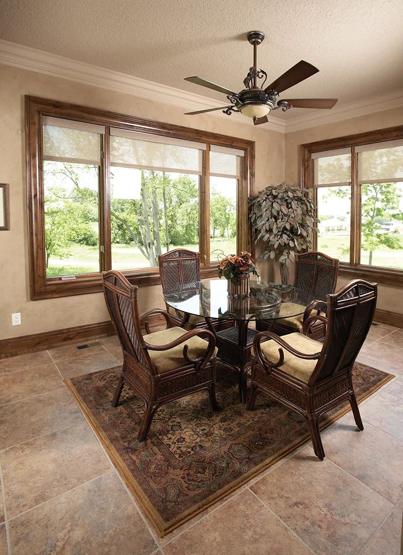 Italian House Plan Dining Room Photo 01 - Monteleone Bay Italian Ranch Home 051D-0669 - Shop House Plans and More