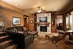 Italian House Plan Family Room Photo 01 - Monteleone Bay Italian Ranch Home 051D-0669 - Shop House Plans and More