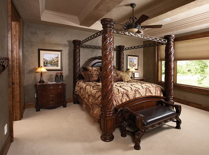 Italian House Plan Master Bedroom Photo 01 - Monteleone Bay Italian Ranch Home 051D-0669 - Shop House Plans and More