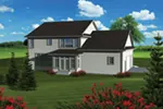 Arts & Crafts House Plan Color Image of House - Renette European Home 051D-0686 - Shop House Plans and More