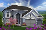 Italian House Plan Front of Home - Espire Neoclassical Home 051D-0723 - Search House Plans and More