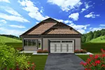 European House Plan Rear Photo 01 - Eileen Hill Craftsman Home 051D-0740 - Search House Plans and More