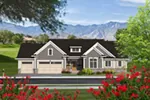Arts & Crafts House Plan Front of Home - Childers Creek Craftsman Home 051D-0785 - Search House Plans and More