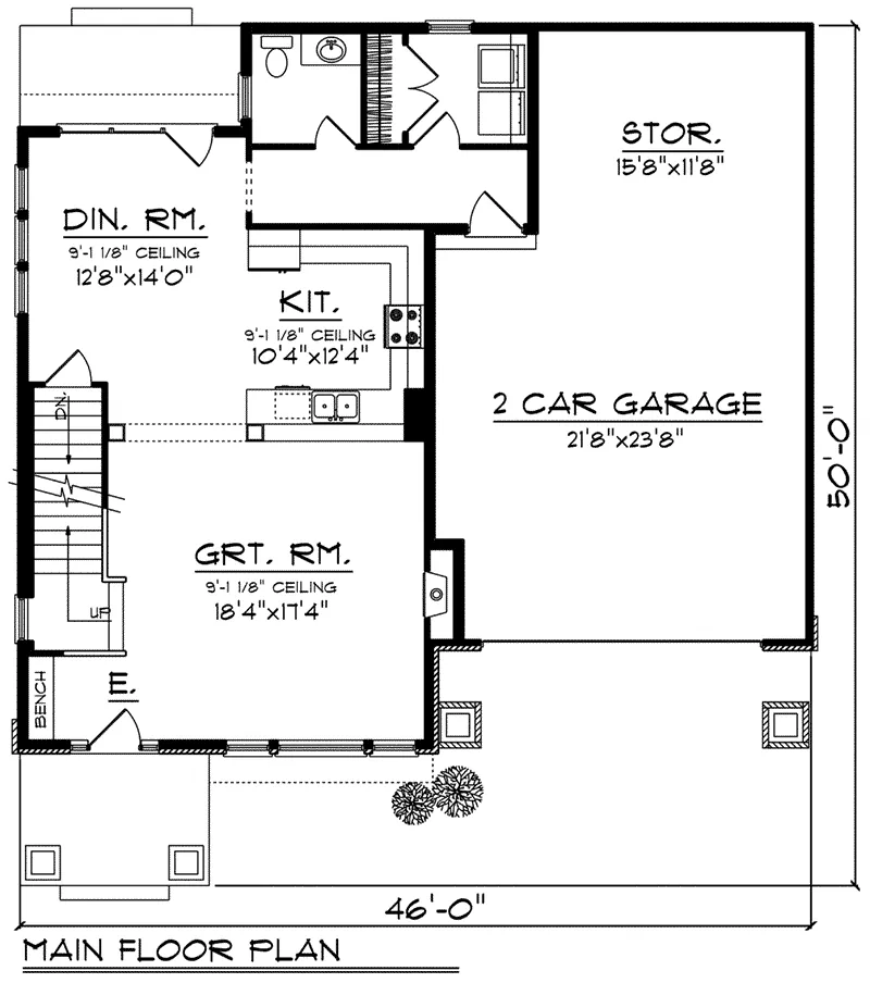 Farmhouse Plan First Floor - Dixie Valley Country Home 051D-0786 - Search House Plans and More